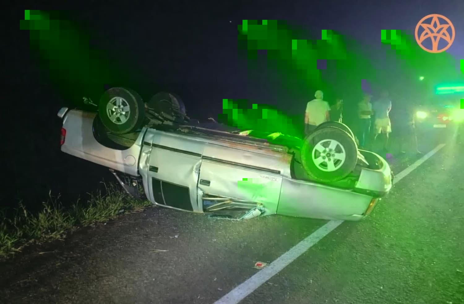 Capotamento é registrado na BR-386 entre Boa Vista das Missões e Lajeado do Bugre